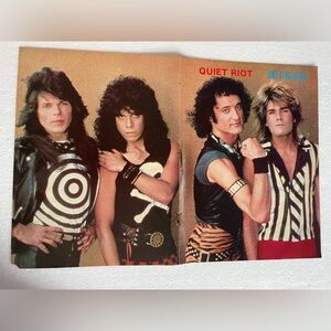 Quiet Riot Band Pinup